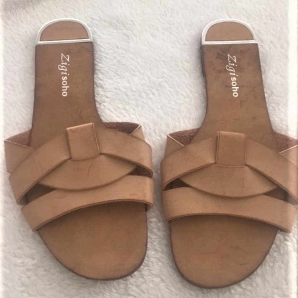 Zigi Camel Color Soho Sandals Women's Size 9